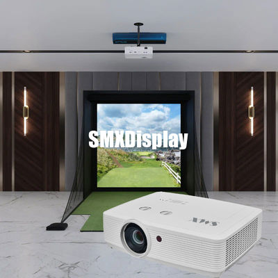 kupować Projektor multimedialny 6000 Lumen 3LCD HD z WUXGA do projekcji symulacji golfowej produkcja online