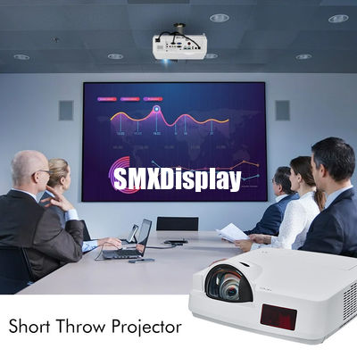Beli 3300 Lumens Portable Short Throw Projector Ultra Short Projector Dengan Kontras Tinggi pembuatan online