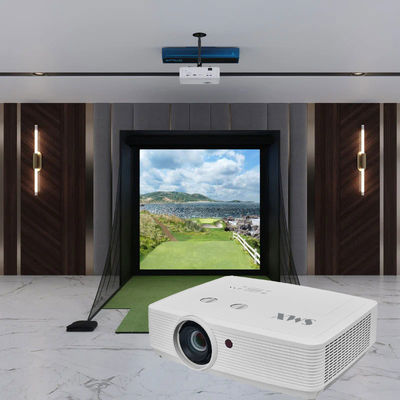 6000 Lumen 3LCD Hd Multimedia Projector With WUXGA  For Golf Simulation Projection