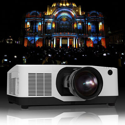 20000 Lumen WUXGA Projector a laser para projecções de mapeamento 3D Keystone e Len Shift