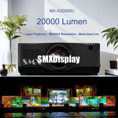 20,000 Lumen WUXGA Laser Projector  Professional Outdoor 3D Projection Mapping