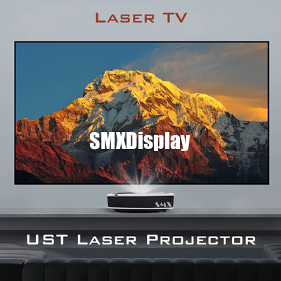 5000 Lumen Laser Projector WUXGA Resolution Ultra Short Throw Design for Bright Room Home Cinema